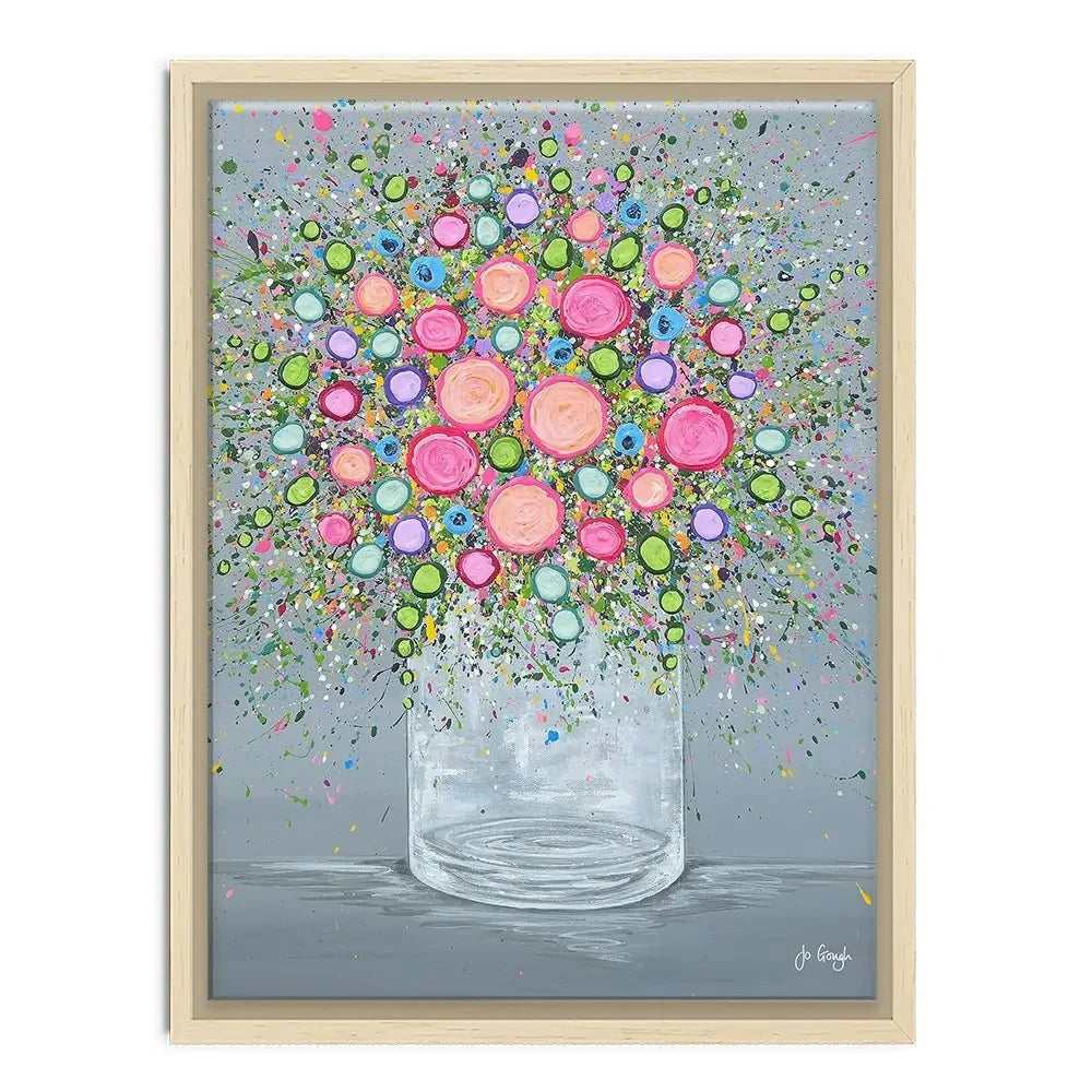 Joy In Every Bloom Canvas Print Joy In Every Bloom Canvas Print wall art product Jo Gough