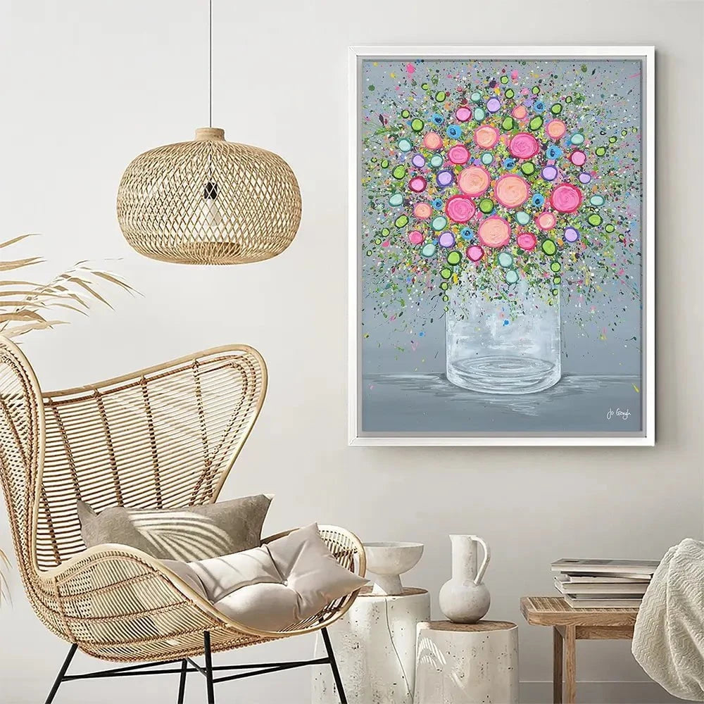 Joy In Every Bloom Canvas Print Joy In Every Bloom Canvas Print wall art product Jo Gough