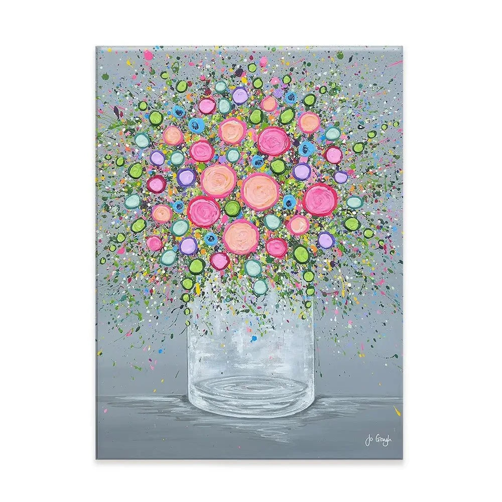 Joy In Every Bloom Canvas Print Joy In Every Bloom Canvas Print wall art product Jo Gough