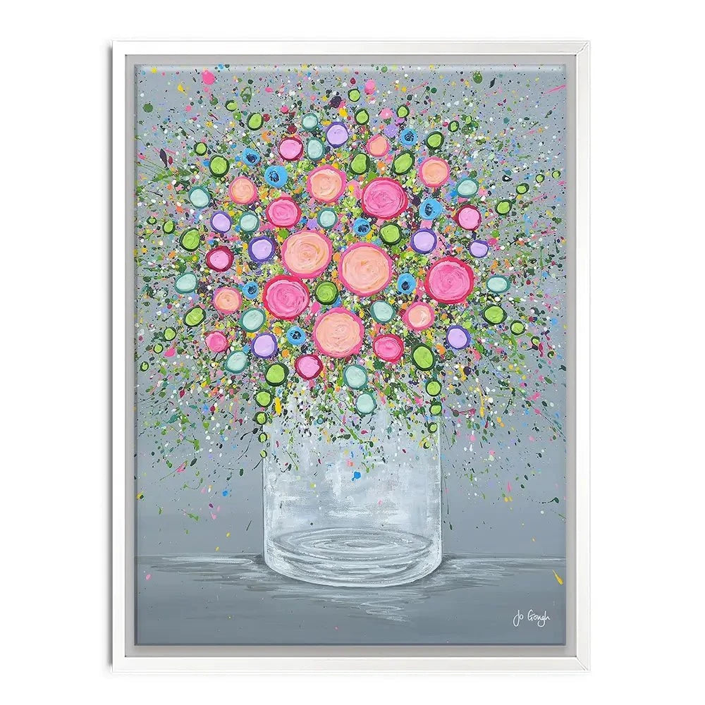 Joy In Every Bloom Canvas Print Joy In Every Bloom Canvas Print wall art product Jo Gough