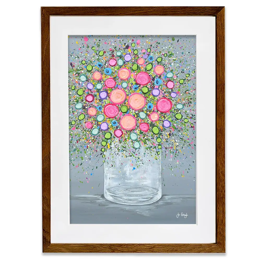 Joy In Every Bloom Framed Art Print Joy In Every Bloom Framed Art Print wall art product Jo Gough