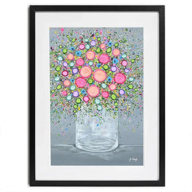 Joy In Every Bloom Framed Art Print Joy In Every Bloom Framed Art Print wall art product Jo Gough