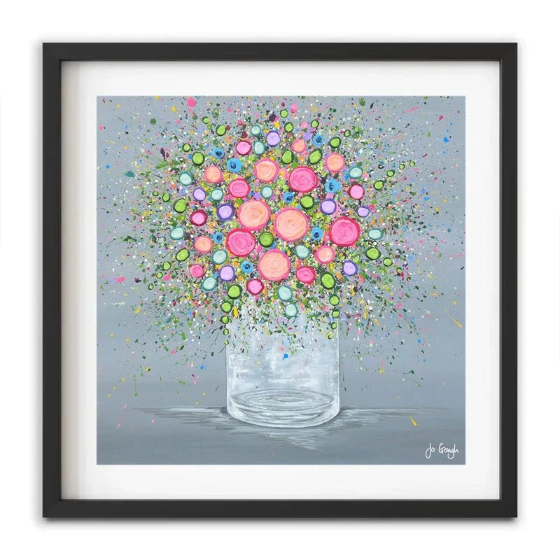 Joy In Every Bloom Framed Art Print Joy In Every Bloom Framed Art Print wall art product Jo Gough