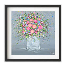 Joy In Every Bloom Framed Art Print Joy In Every Bloom Framed Art Print wall art product Jo Gough