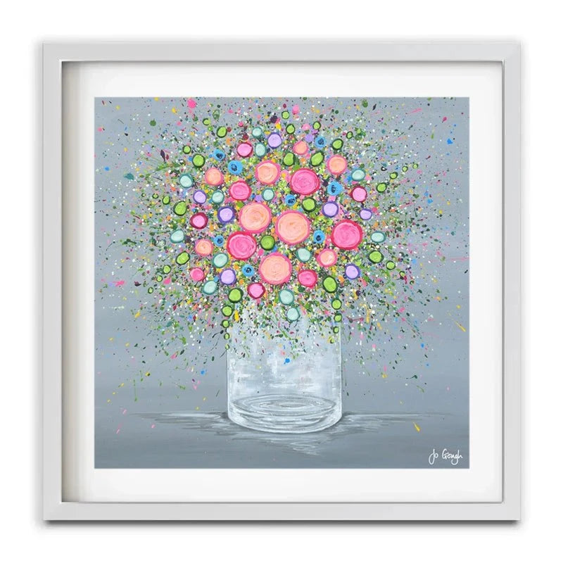 Joy In Every Bloom Framed Art Print Joy In Every Bloom Framed Art Print wall art product Jo Gough