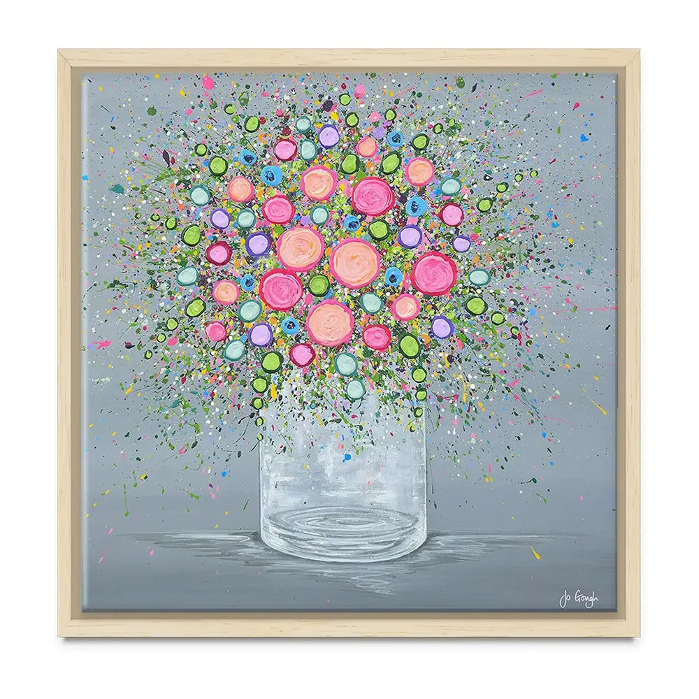 Joy In Every Bloom Oversized Canvas Print Joy In Every Bloom Oversized Canvas Print wall art product Art Print Shop