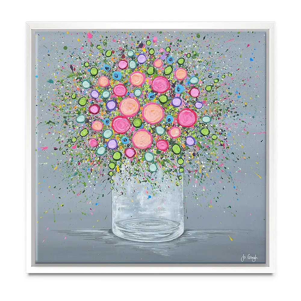 Joy In Every Bloom Oversized Canvas Print Joy In Every Bloom Oversized Canvas Print wall art product Art Print Shop