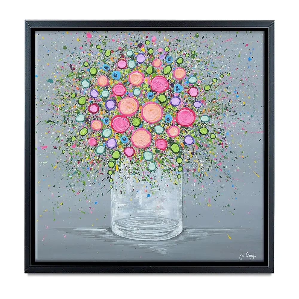 Joy In Every Bloom Oversized Canvas Print Joy In Every Bloom Oversized Canvas Print wall art product Art Print Shop