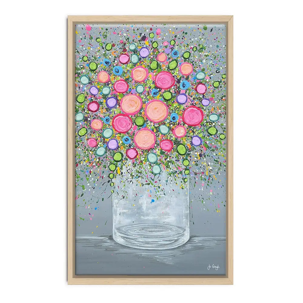 Joy In Every Bloom Oversized Canvas Print Joy In Every Bloom Oversized Canvas Print wall art product Art Print Shop