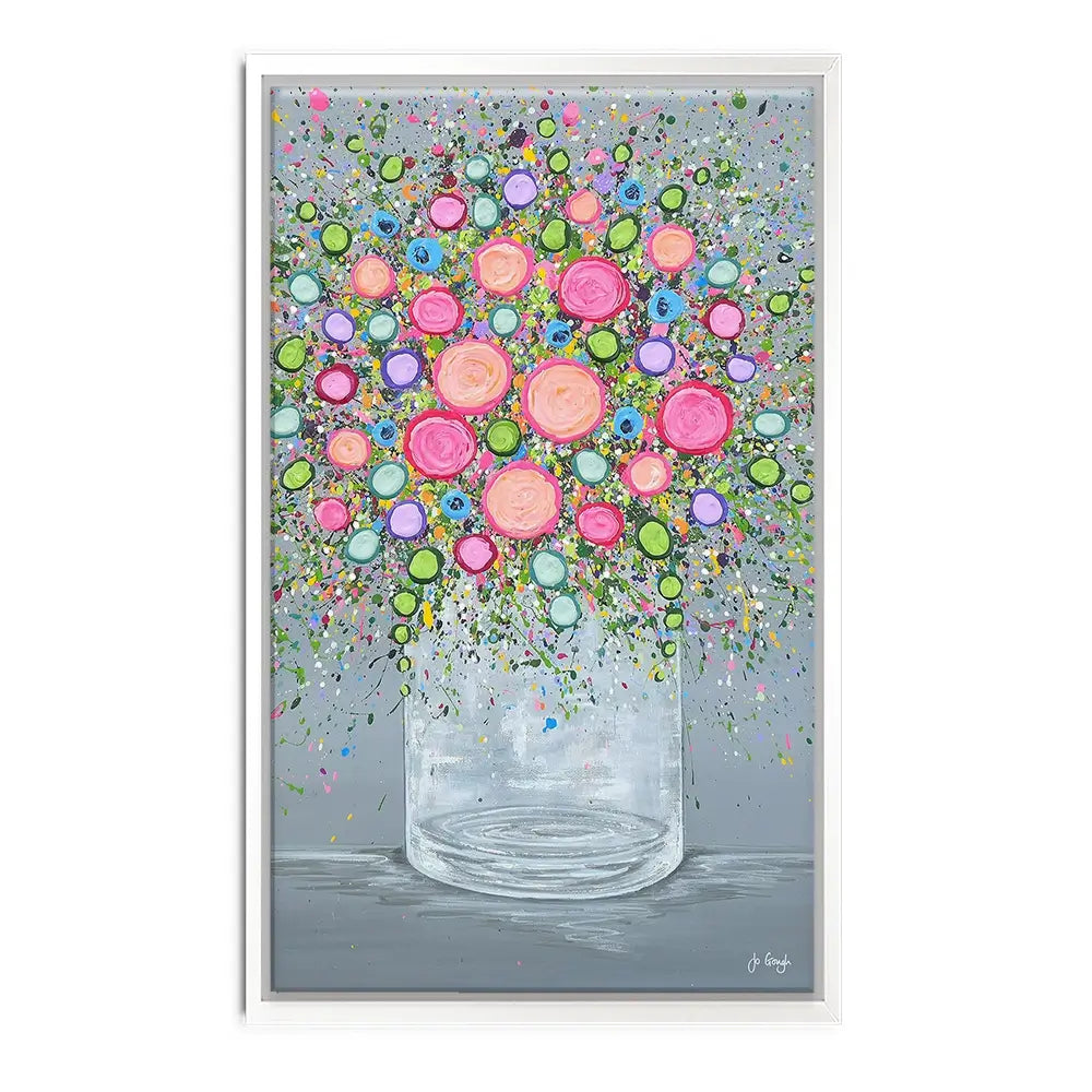 Joy In Every Bloom Oversized Canvas Print Joy In Every Bloom Oversized Canvas Print wall art product Art Print Shop