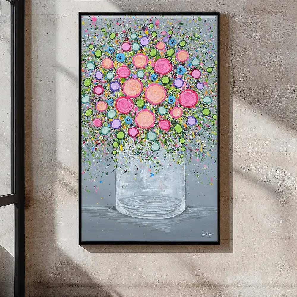 Joy In Every Bloom Oversized Canvas Print Joy In Every Bloom Oversized Canvas Print wall art product Art Print Shop