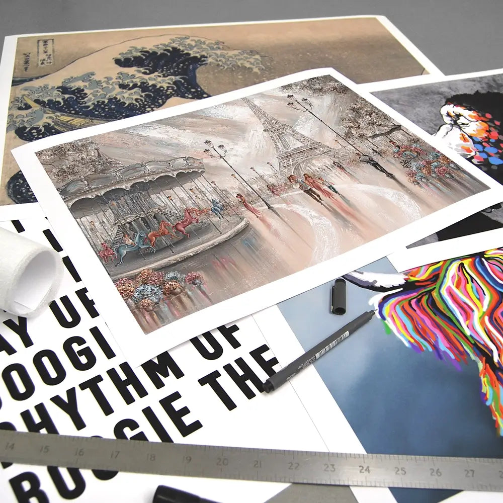 Joy In Paris Art Print Joy In Paris Art Print wall art product Isabella Karolewicz