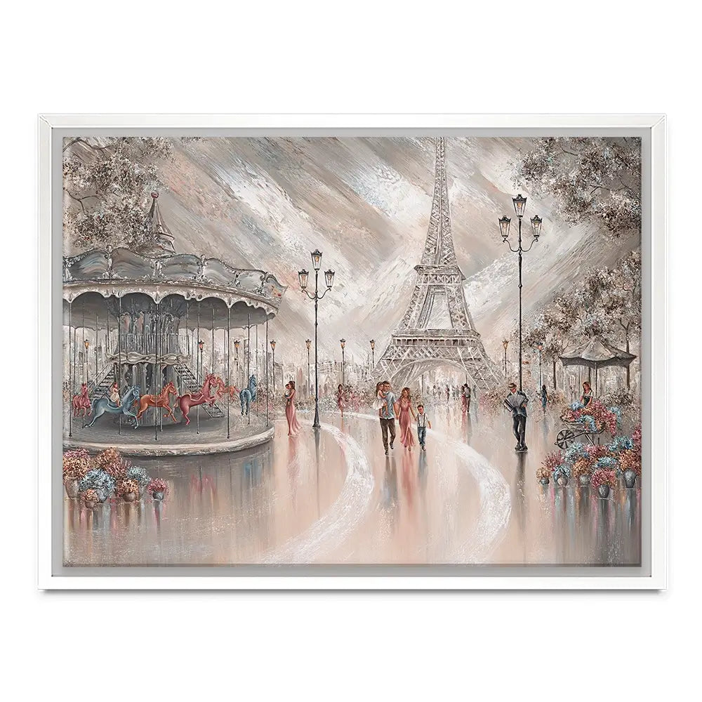 Joy In Paris Canvas Print Joy In Paris Canvas Print wall art product Isabella Karolewicz