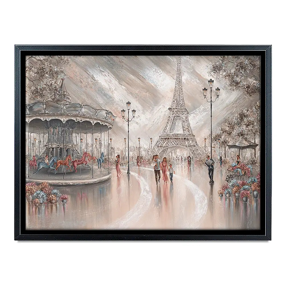 Joy In Paris Canvas Print Joy In Paris Canvas Print wall art product Isabella Karolewicz