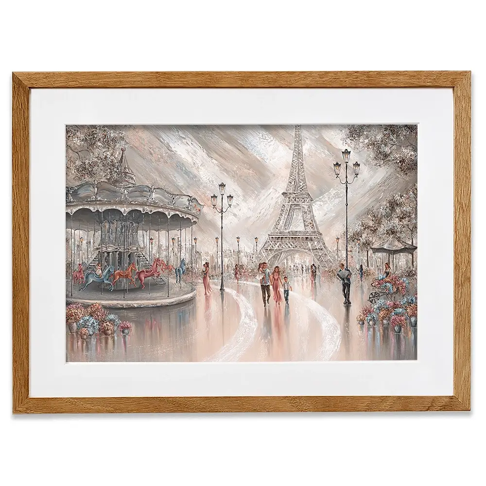 Joy In Paris Framed Art Print Joy In Paris Framed Art Print wall art product Isabella Karolewicz
