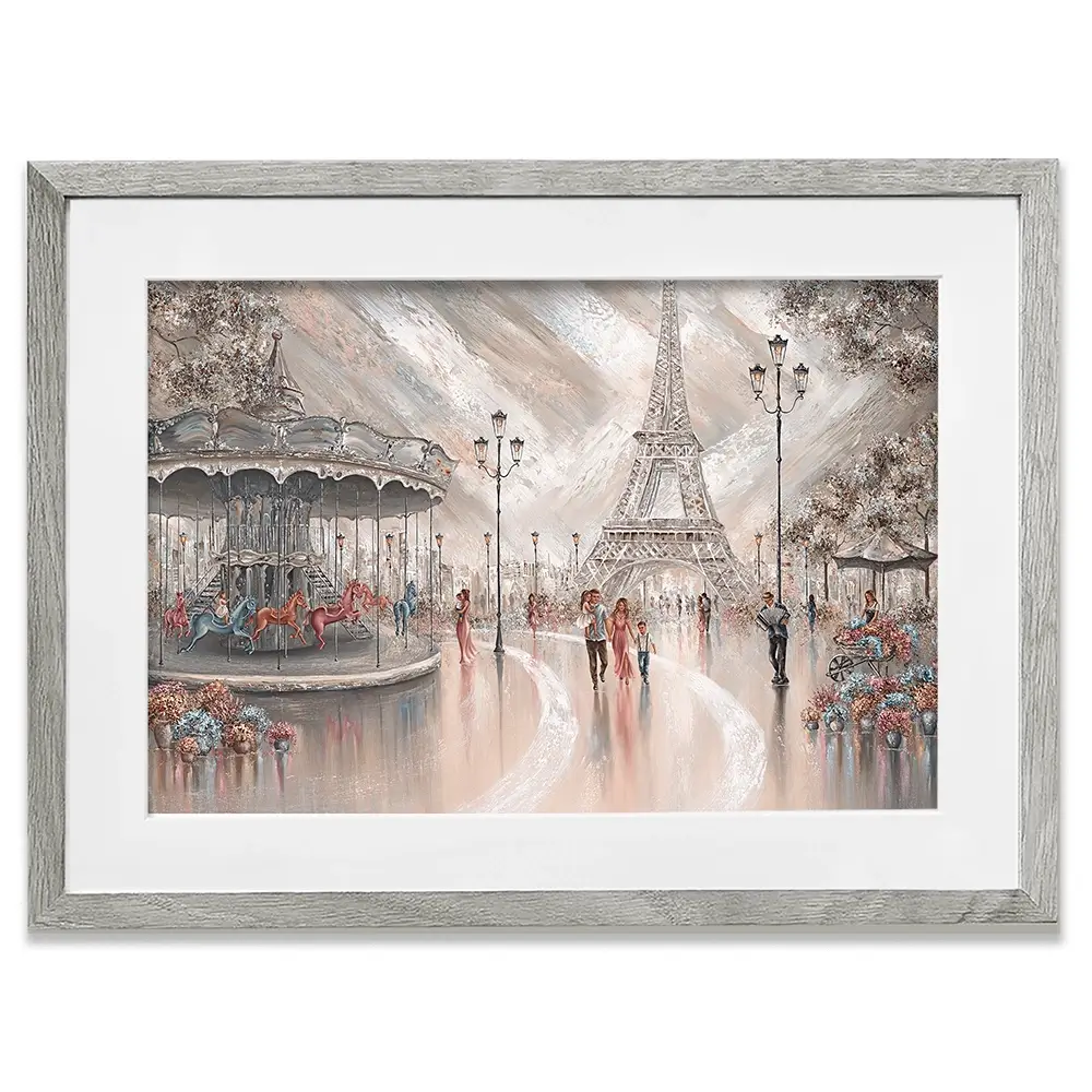 Joy In Paris Framed Art Print Joy In Paris Framed Art Print wall art product Isabella Karolewicz