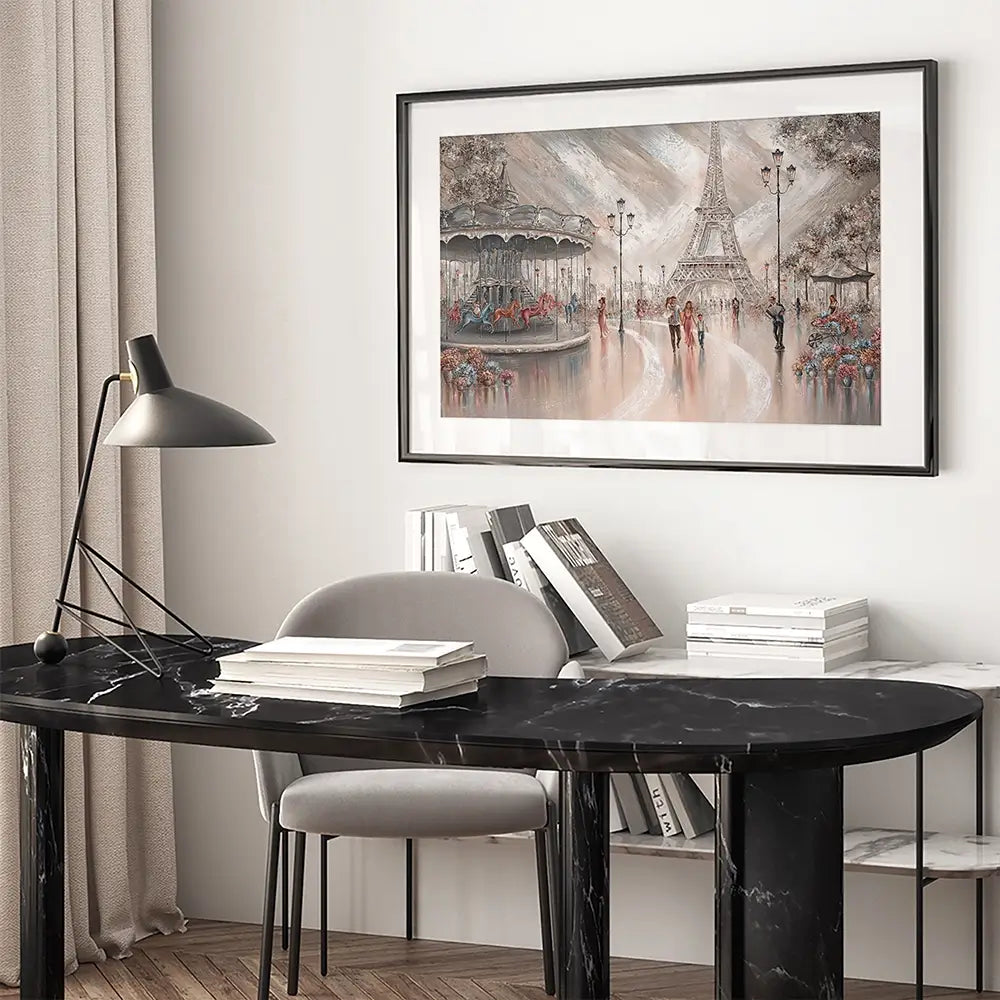 Joy In Paris Framed Art Print Joy In Paris Framed Art Print wall art product Isabella Karolewicz