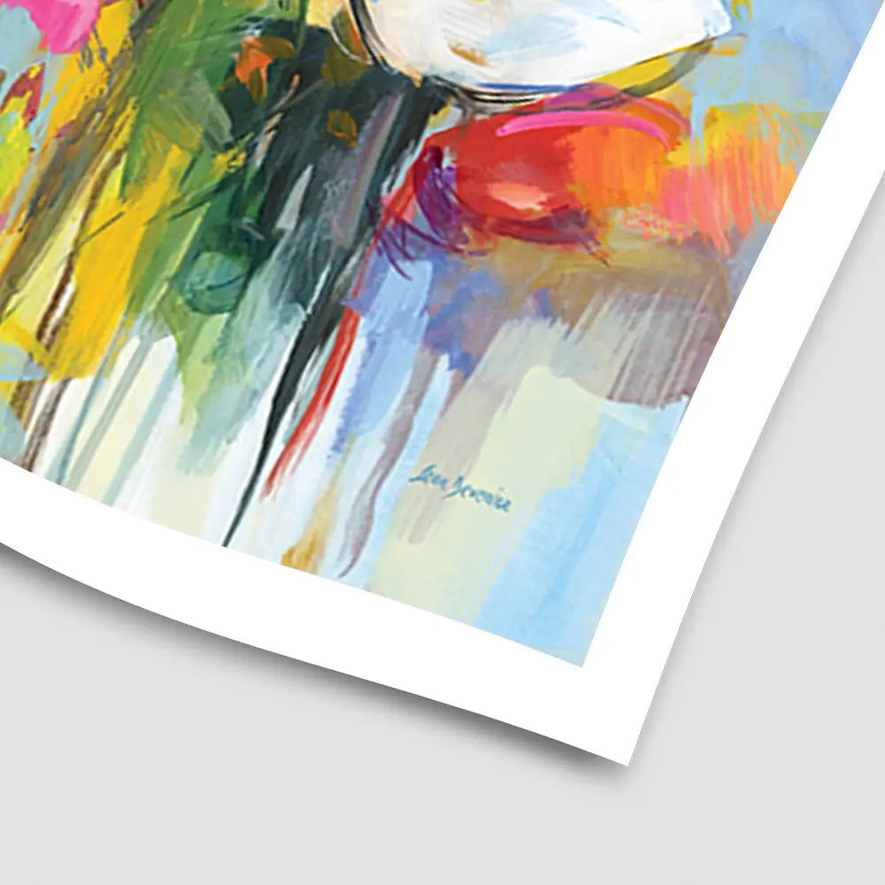Joyful Flowers Art Print Joyful Flowers Art Print wall art product Leon Devenice