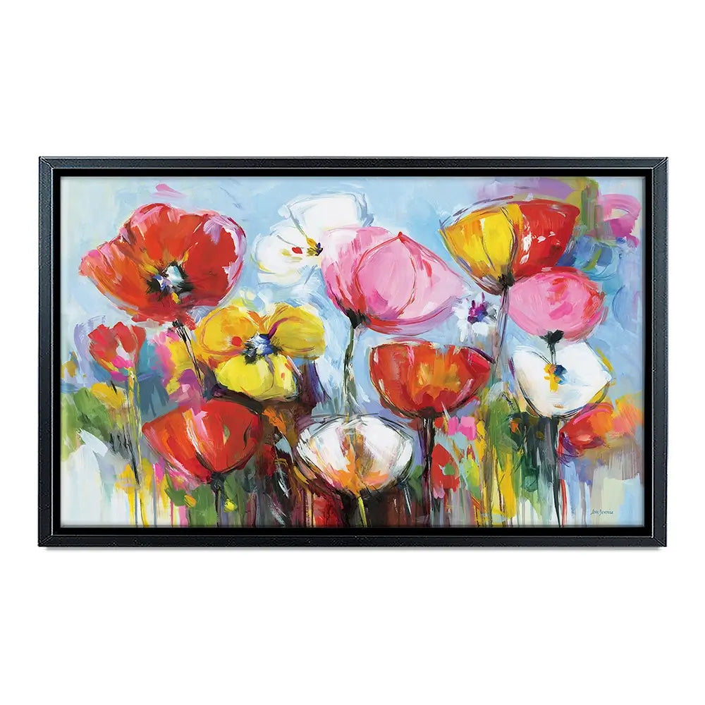 Joyful Flowers Canvas Print Joyful Flowers Canvas Print wall art product Leon Devenice