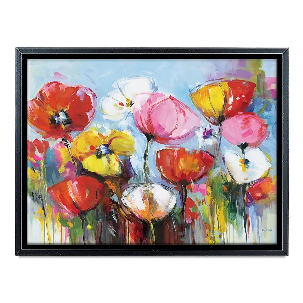 Joyful Flowers Canvas Print Joyful Flowers Canvas Print wall art product Leon Devenice