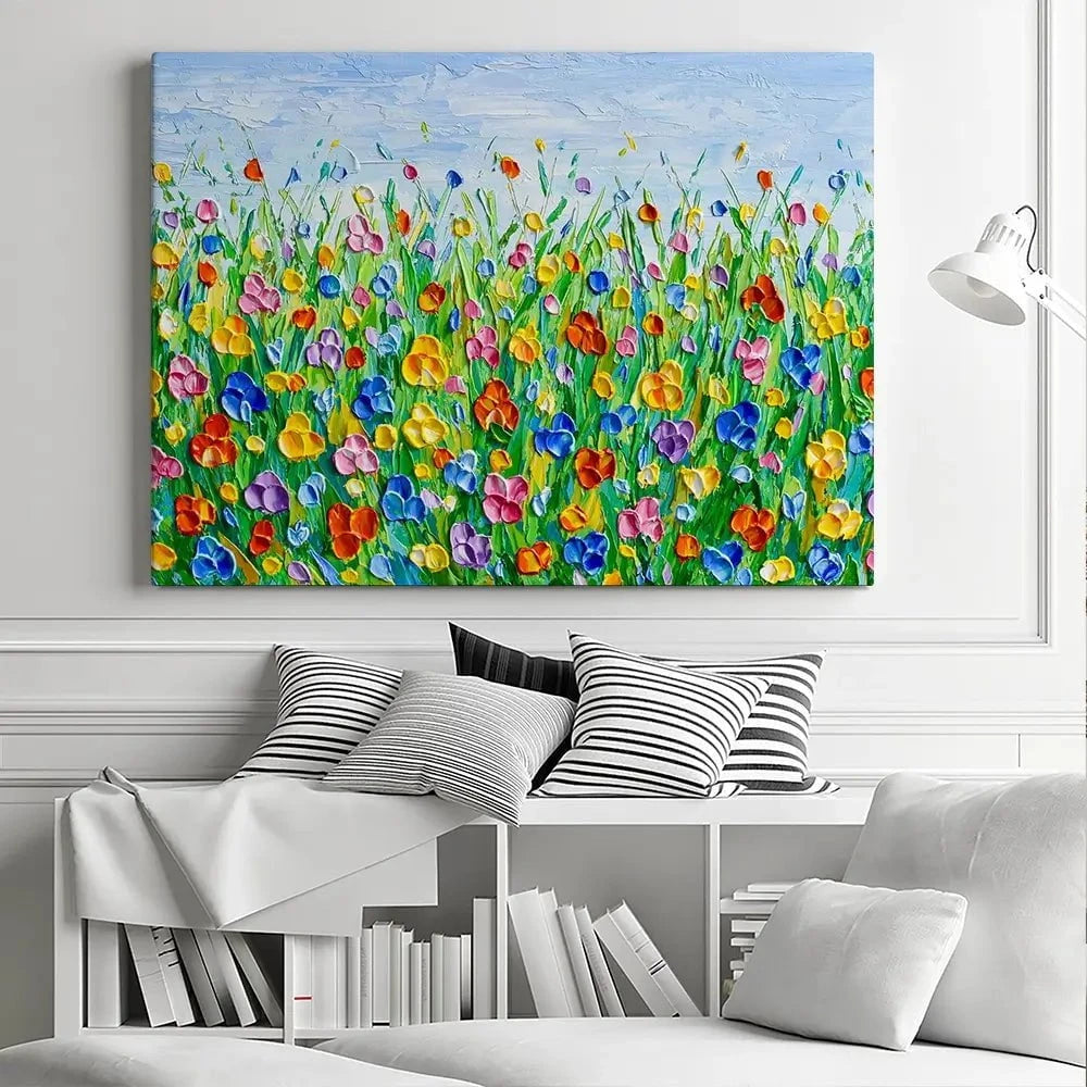 Joyful Meadow 2 Canvas Print Joyful Meadow 2 Canvas Print wall art product Olga Tkachyk