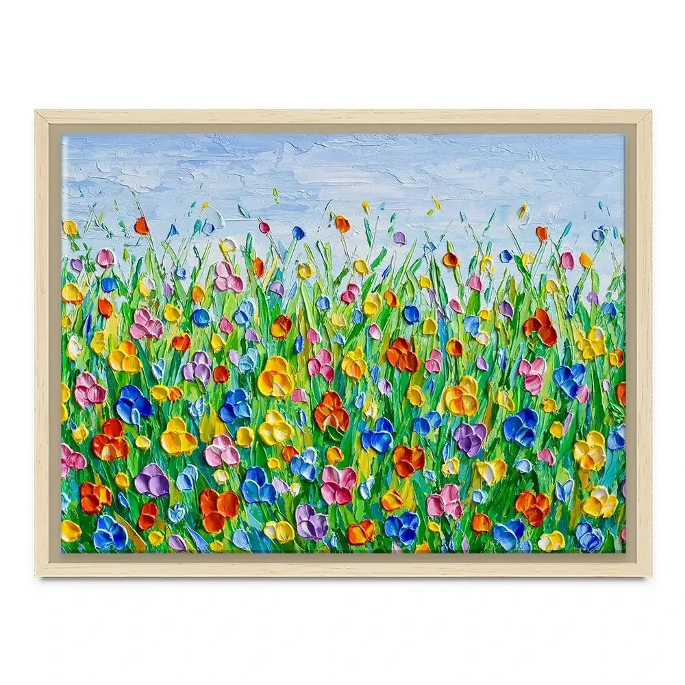 Joyful Meadow 2 Canvas Print Joyful Meadow 2 Canvas Print wall art product Olga Tkachyk