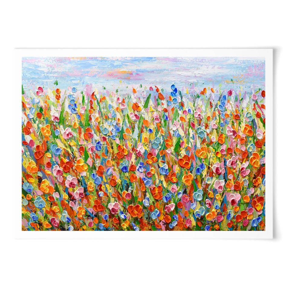 Joyful Meadow Art Print wall art product / Shutterstock