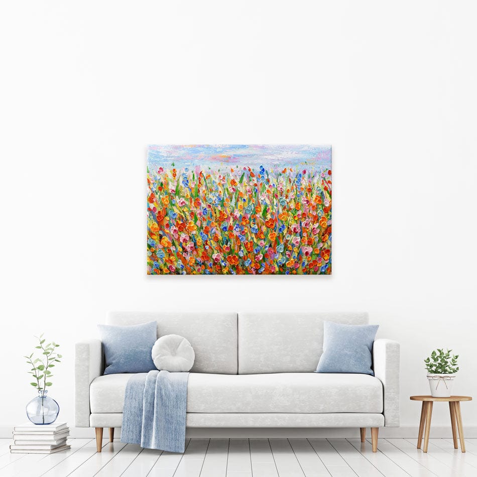 Joyful Meadow Canvas Print wall art product Olga Tkachyk