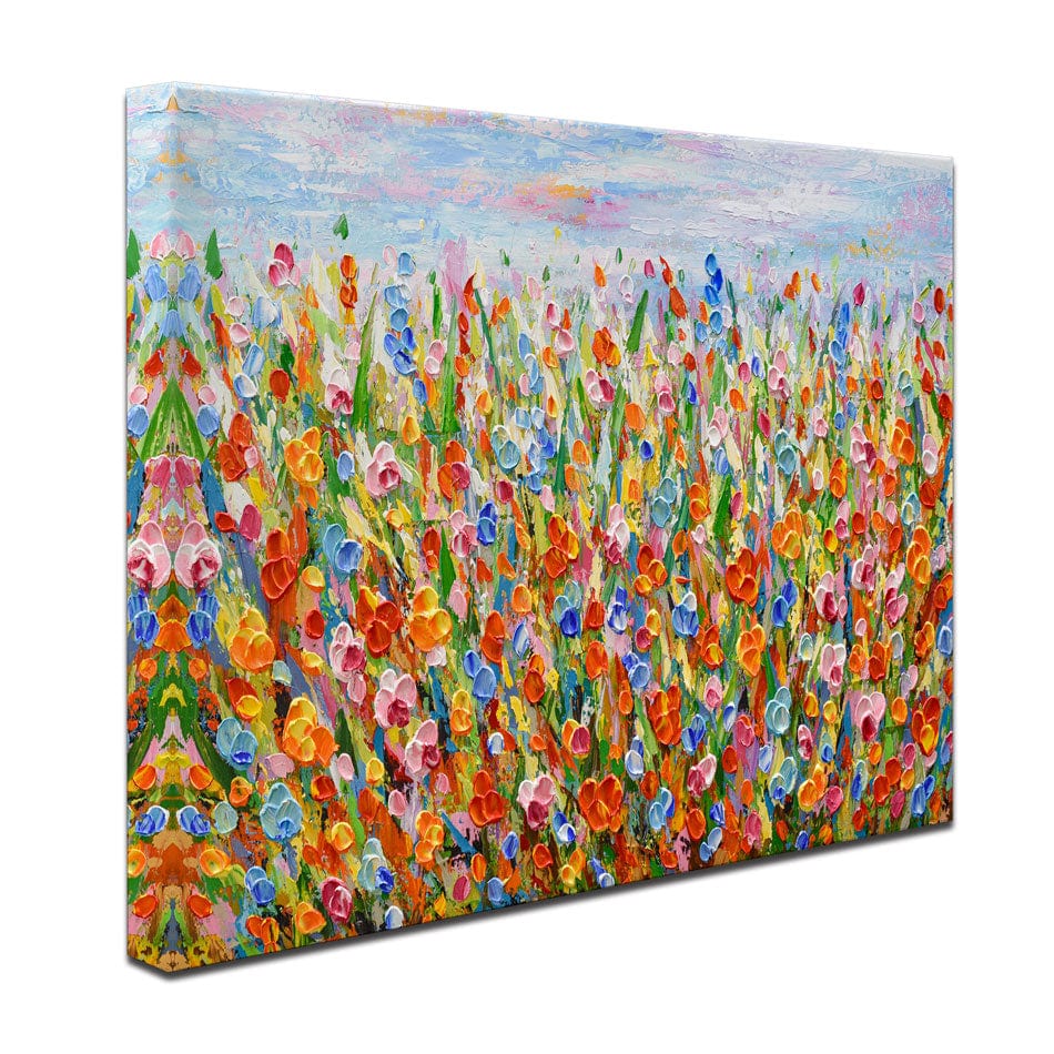 Joyful Meadow Canvas Print wall art product Olga Tkachyk