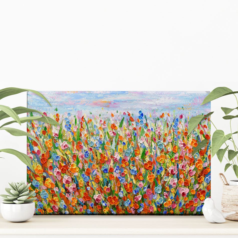 Joyful Meadow Canvas Print wall art product Olga Tkachyk