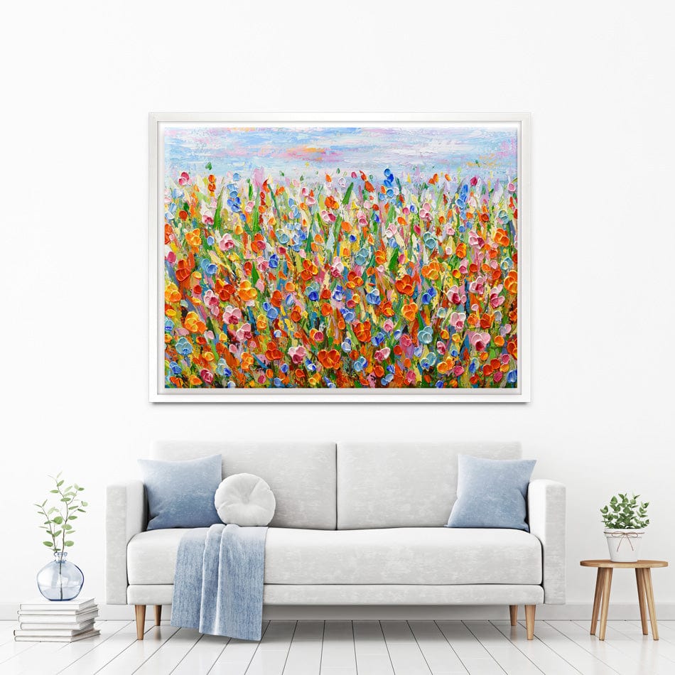 Joyful Meadow Canvas Print wall art product Olga Tkachyk