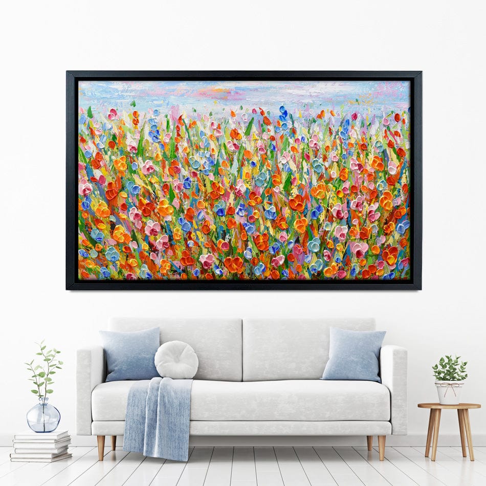 Joyful Meadow Canvas Print wall art product Olga Tkachyk