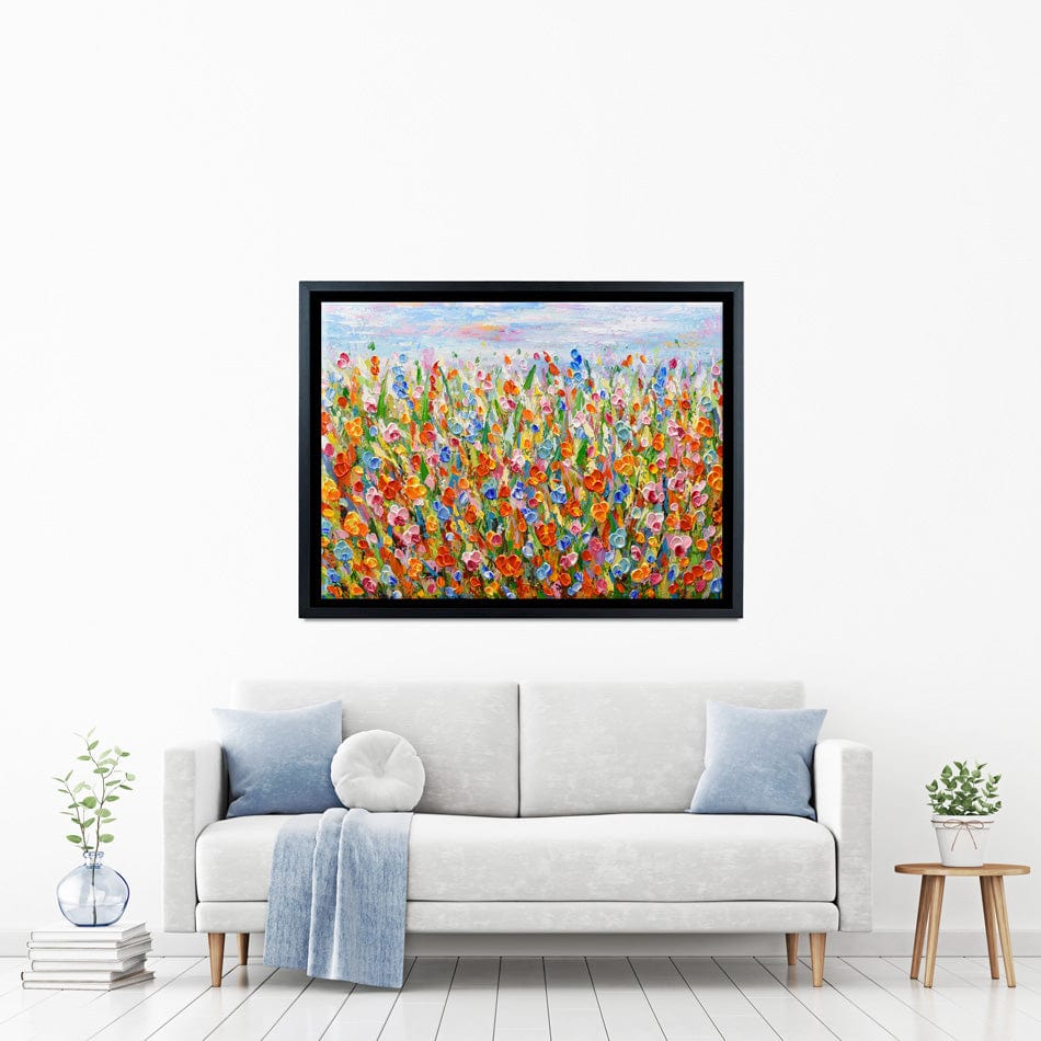 Joyful Meadow Canvas Print wall art product Olga Tkachyk