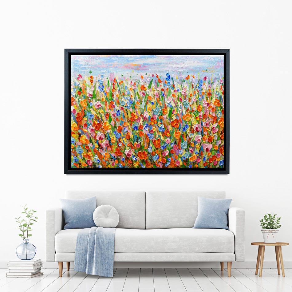 Joyful Meadow Canvas Print wall art product Olga Tkachyk