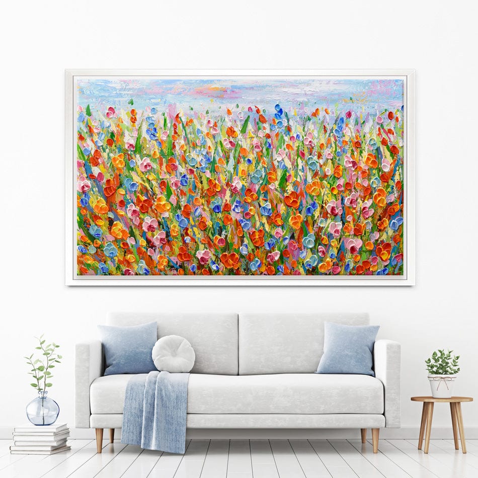 Joyful Meadow Canvas Print wall art product Olga Tkachyk