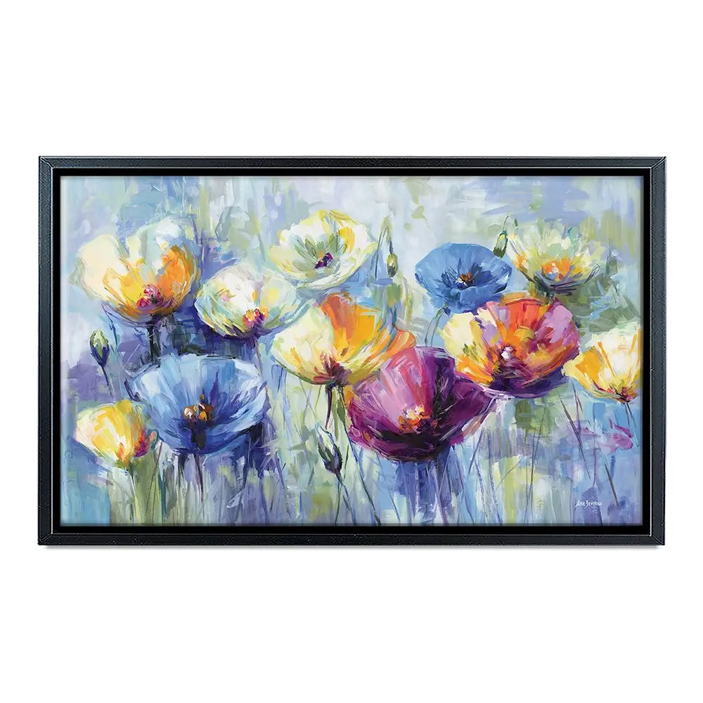 Joyful Poppies In Spring Light Canvas Print Joyful Poppies In Spring Light Canvas Print wall art product Leon Devenice