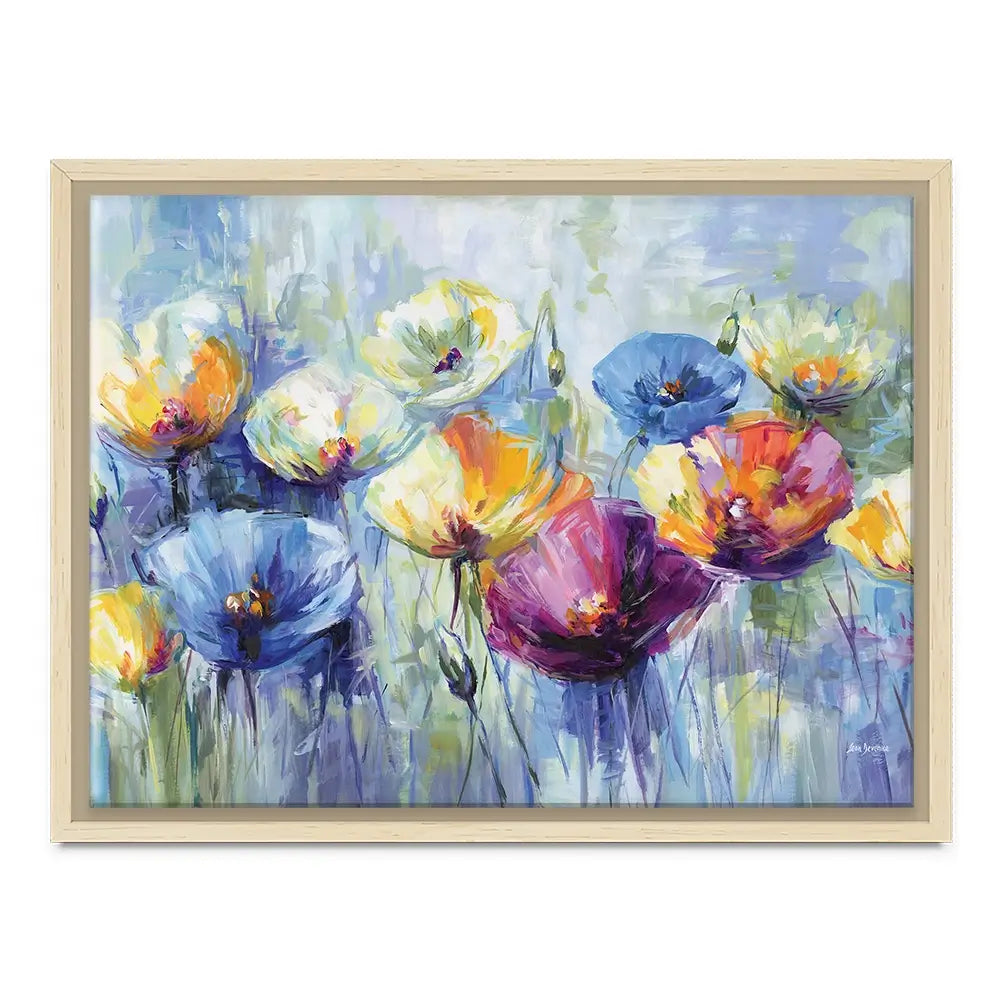 Joyful Poppies In Spring Light Canvas Print Joyful Poppies In Spring Light Canvas Print wall art product Leon Devenice