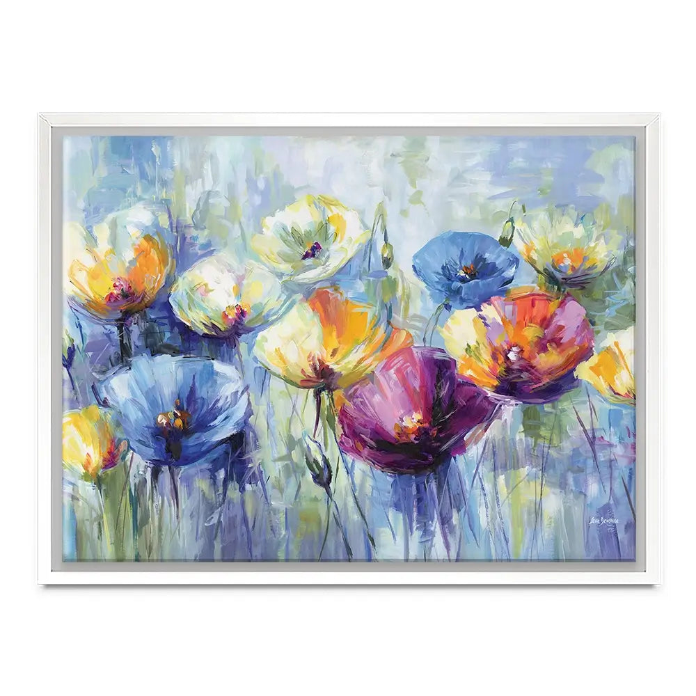 Joyful Poppies In Spring Light Canvas Print Joyful Poppies In Spring Light Canvas Print wall art product Leon Devenice