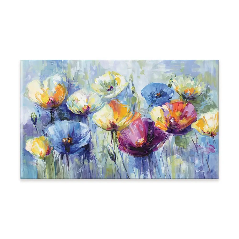 Joyful Poppies In Spring Light Canvas Print Joyful Poppies In Spring Light Canvas Print wall art product Leon Devenice