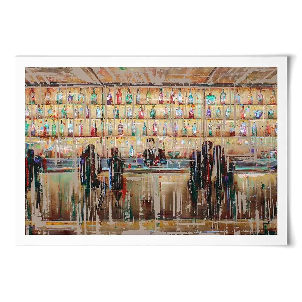 Just Another Cocktail Bar Art Print Just Another Cocktail Bar Art Print wall art product Studio Paint-Ing