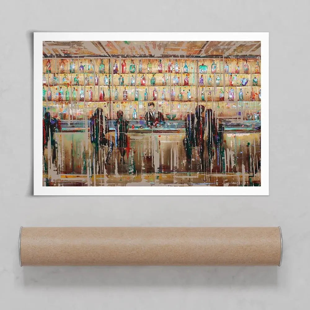 Just Another Cocktail Bar Art Print Just Another Cocktail Bar Art Print wall art product Studio Paint-Ing