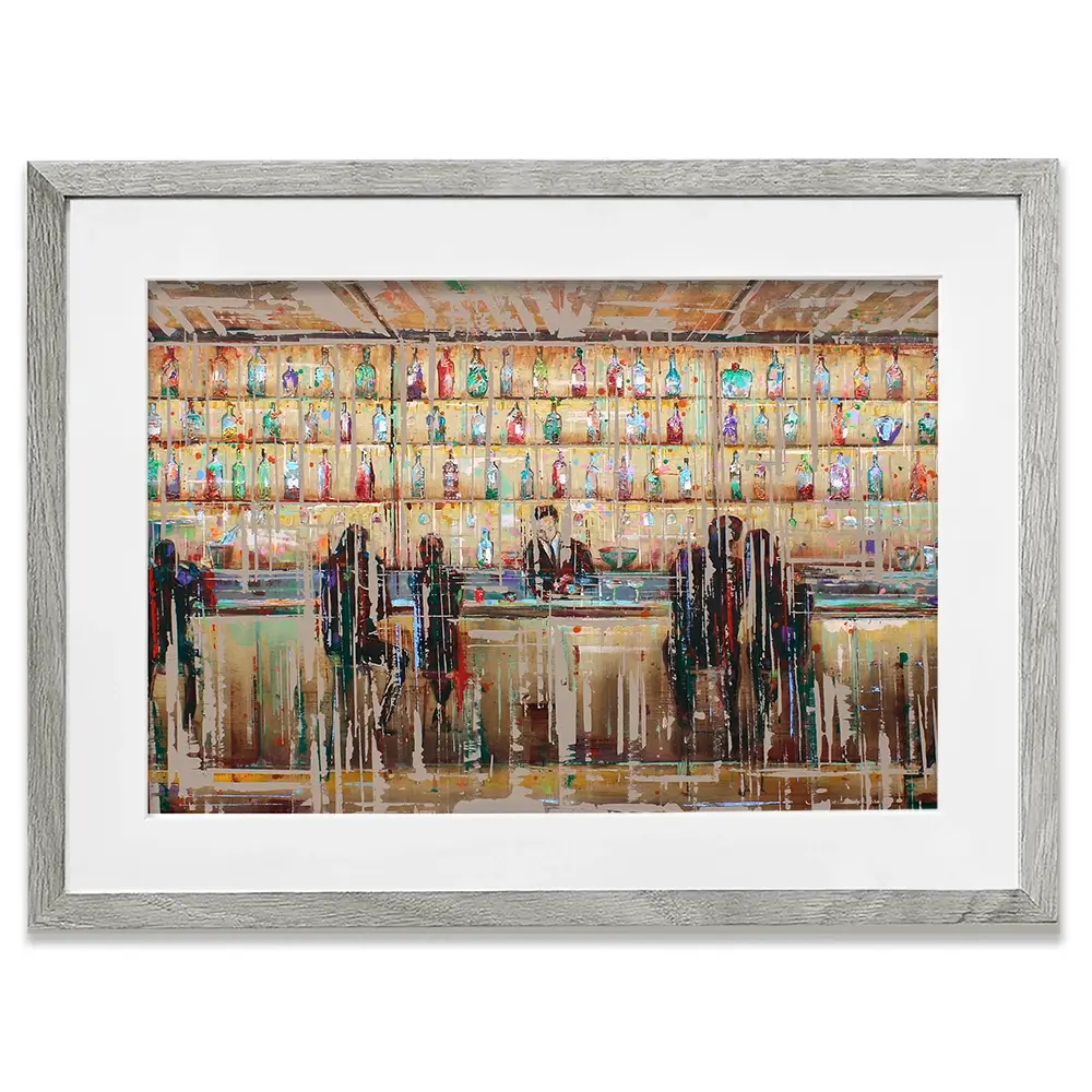 Just Another Cocktail Bar Framed Art Print Just Another Cocktail Bar Framed Art Print wall art product Studio Paint-Ing