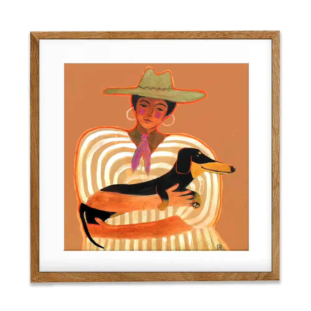 Just Us Square Framed Art Print Just Us Square Framed Art Print wall art product Studio Paint-Ing