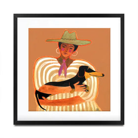 Just Us Square Framed Art Print Just Us Square Framed Art Print wall art product Studio Paint-Ing