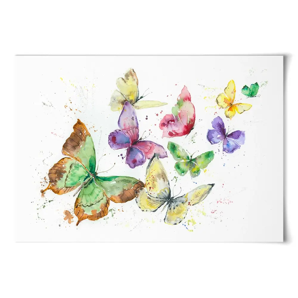 Kaleidoscope Butterflies Art Print Kaleidoscope Butterflies Art Print wall art product Nicola Jane Rowles