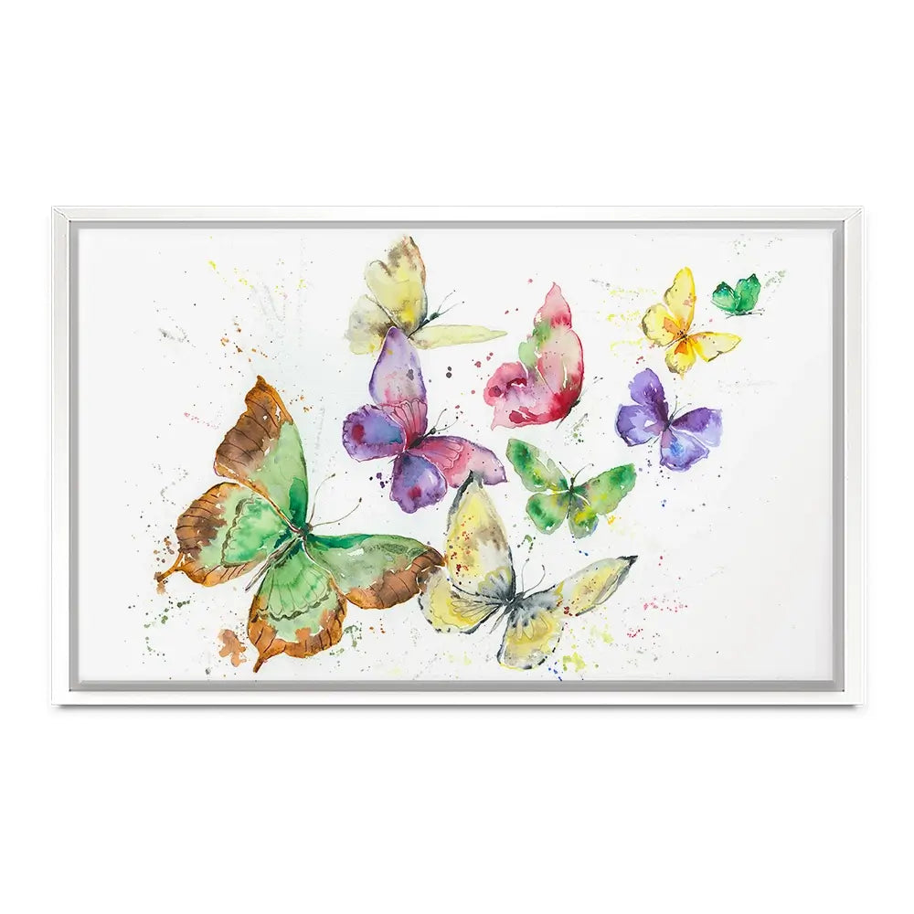 Kaleidoscope Butterflies Canvas Print Kaleidoscope Butterflies Canvas Print wall art product Nicola Jane Rowles
