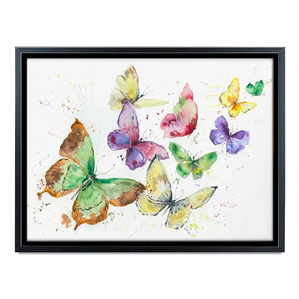 Kaleidoscope Butterflies Canvas Print Kaleidoscope Butterflies Canvas Print wall art product Nicola Jane Rowles