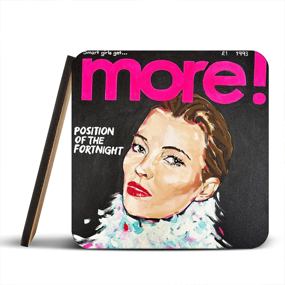 Kate Moss More Coaster Set Kate Moss More Coaster Set wall art product Juliet Stockton