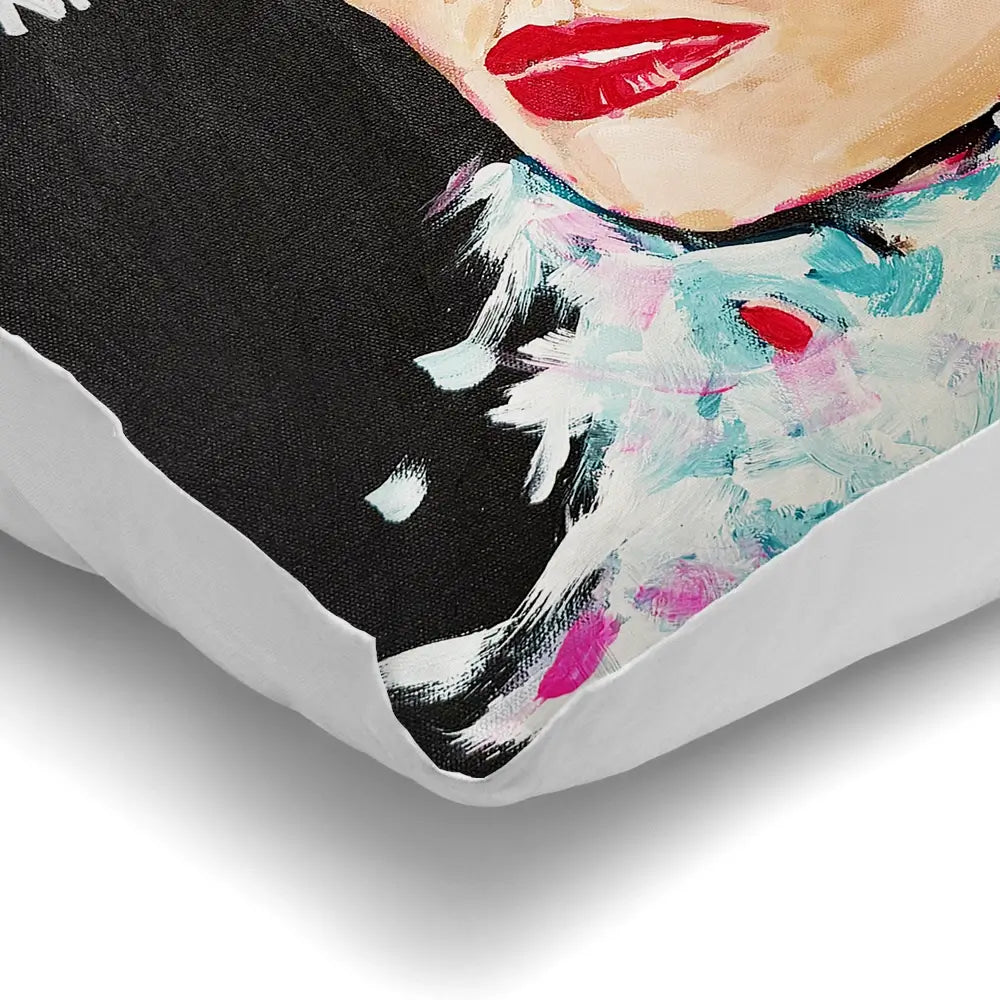 Kate Moss More Cushion Kate Moss More Cushion wall art product Juliet Stockton