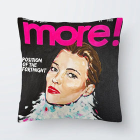 Kate Moss More Cushion Kate Moss More Cushion wall art product Juliet Stockton